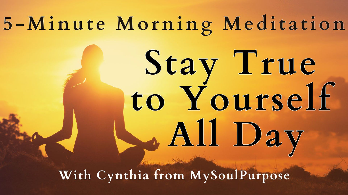 5-Minute Morning Meditation: Stay True to Yourself All Day | For Clarity, Confidence & Alignment